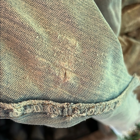 Riders by Lee cut off Jean Shorts Light Blue with Frayed ends; size 10M;so comfy - Picture 14 of 16